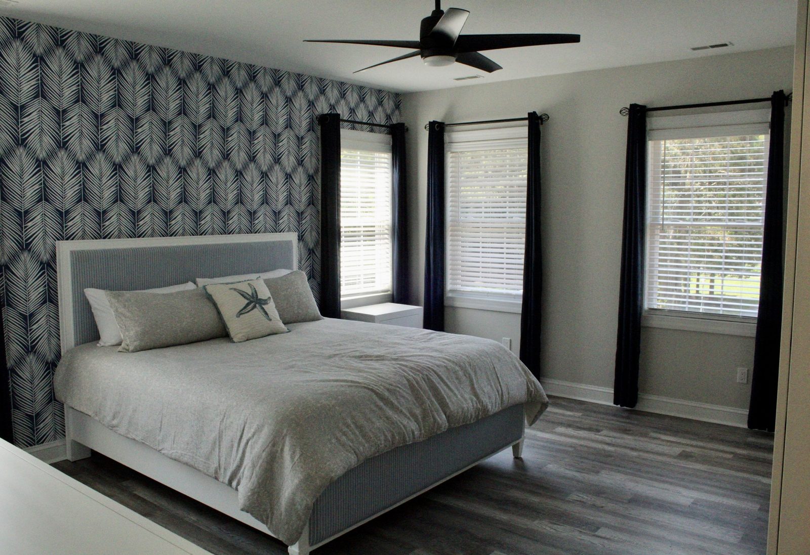 Master bedroom inside The Shore Tide House